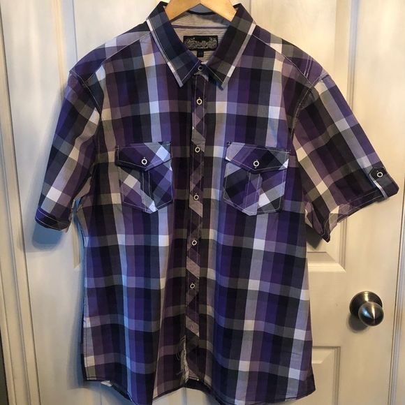 Interface Plaid Shirt - Size XL - Picture 3 of 7